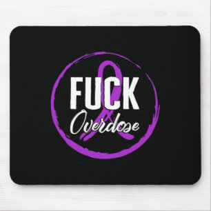 Drug Overdose Awareness August Overdose Ribbon Dru Mouse Mat