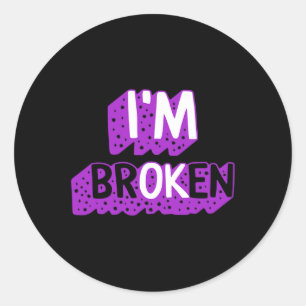 Drug Overdose Awareness Drug Addiction Month Recov Classic Round Sticker