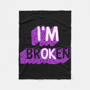 Drug Overdose Awareness Drug Addiction Month Recov Fleece Blanket
