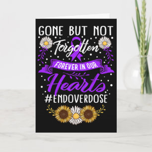 Drug Overdose Awareness Gone But Not Forgotten Rib Card
