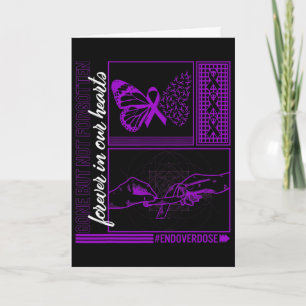 Drug Overdose Awareness Gone But Not Forgotten Rib Card