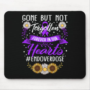 Drug Overdose Awareness Gone But Not Forgotten Rib Mouse Mat