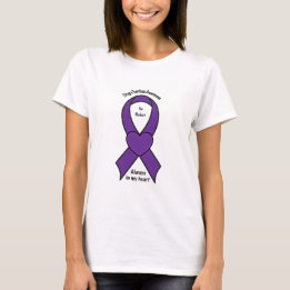 Drug Overdose Awareness Heart Name Customisable T-Shirt