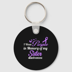 Drug Overdose Awareness Memory  Key Ring