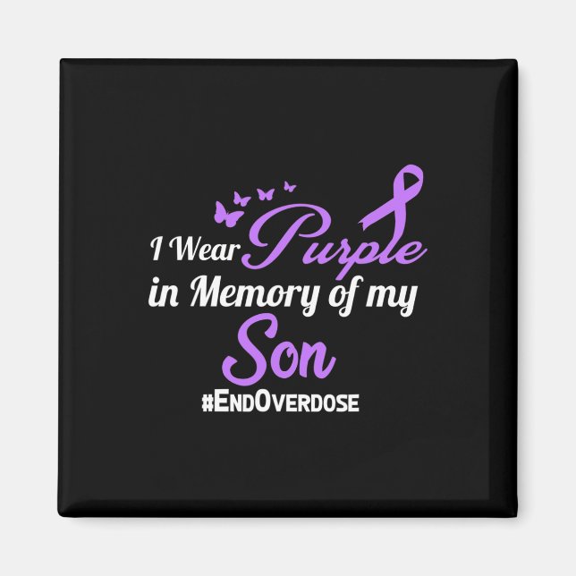 Drug Overdose Awareness Memory  Magnet (Front)