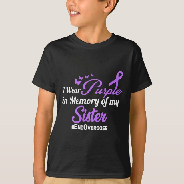 Drug Overdose Awareness Memory  T-Shirt (Front)
