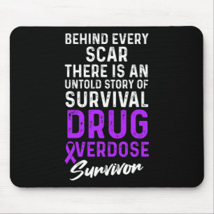 Drug Overdose Awareness Warrior Survivor 17 Mouse Mat
