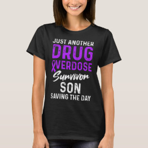 Drug Overdose Awareness Warrior Survivor 18 T-Shirt