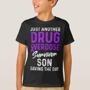 Drug Overdose Awareness Warrior Survivor 18 T-Shirt