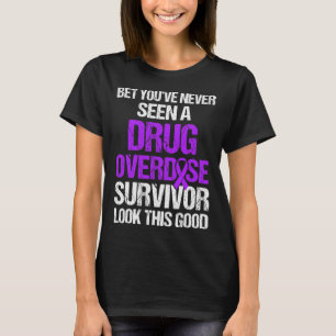 Drug Overdose Awareness Warrior Survivor 20 T-Shirt