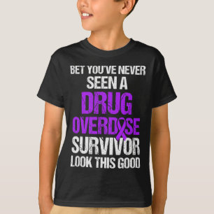Drug Overdose Awareness Warrior Survivor 20 T-Shirt