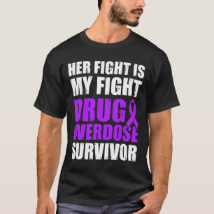 Drug Overdose Awareness Warrior Survivor 23 T-Shirt