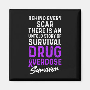 Drug Overdose Awareness Warrior Survivor 27 Magnet