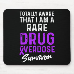 Drug Overdose Awareness Warrior Survivor 28 Mouse Mat