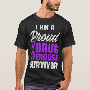Drug Overdose Awareness Warrior Survivor 30 T-Shirt