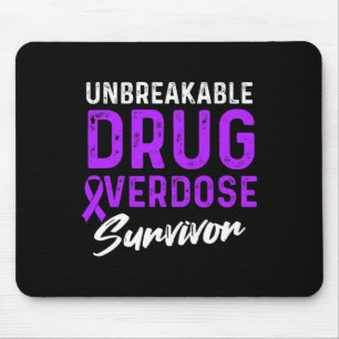 Drug Overdose Awareness Warrior Survivor 32 Mouse Mat