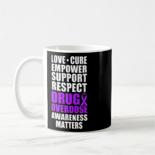 Drug Overdose Awareness Warrior Survivor 38  Coffee Mug