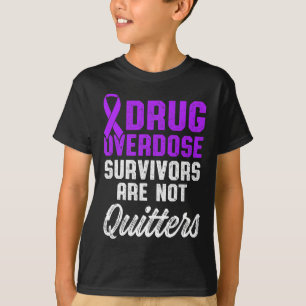 Drug Overdose Awareness Warrior Survivor 42 T-Shirt