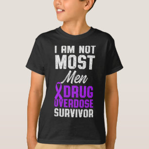 Drug Overdose Awareness Warrior Survivor 45 T-Shirt