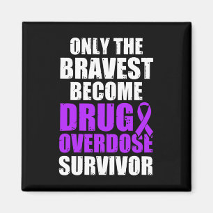 Drug Overdose Awareness Warrior Survivor 46 Magnet