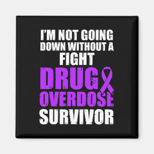 Drug Overdose Awareness Warrior Survivor 48 Magnet