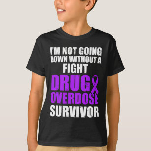 Drug Overdose Awareness Warrior Survivor 48 T-Shirt