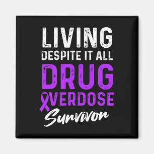 Drug Overdose Awareness Warrior Survivor 52 Magnet