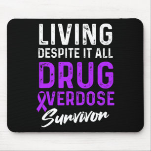 Drug Overdose Awareness Warrior Survivor 52 Mouse Mat