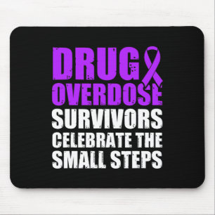 Drug Overdose Awareness Warrior Survivor 53 Mouse Mat