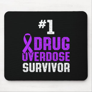 Drug Overdose Awareness Warrior Survivor 8 Mouse Mat