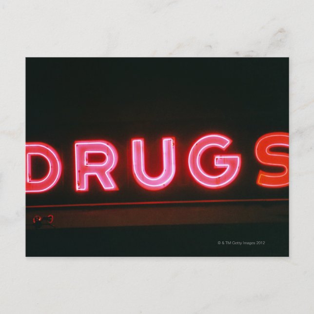 Drugs Postcard (Front)