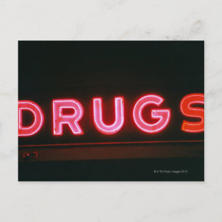Drugs Postcard