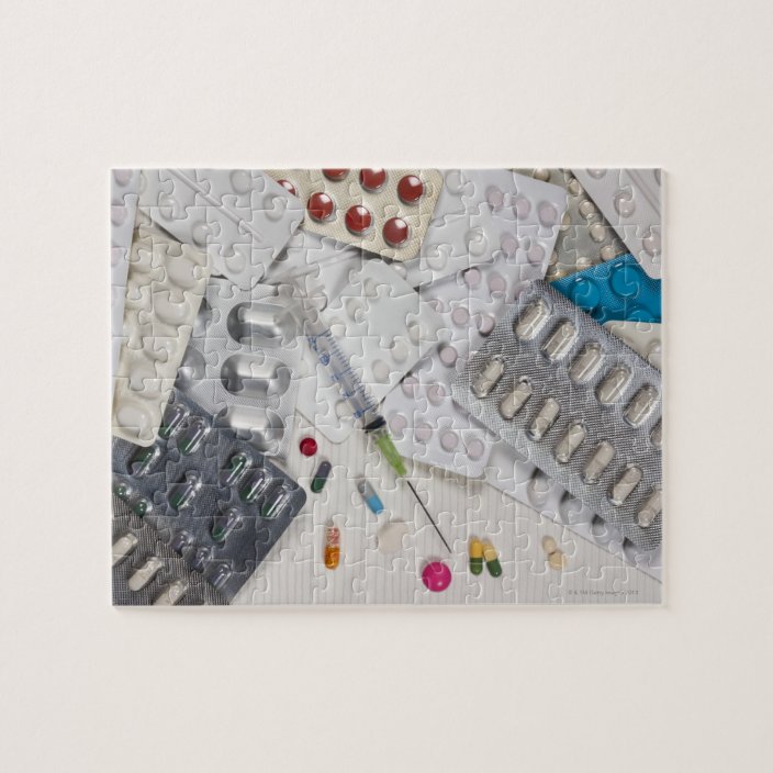 Drugs used in the treatment of medical jigsaw puzzle Zazzle.co.uk