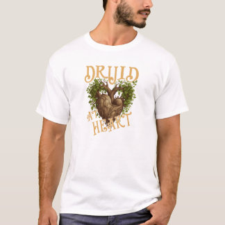 Druid at Heart design for TTRPG fans T-Shirt