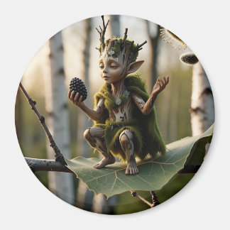 Druid Bard Fae in Poetic Mood Magnet