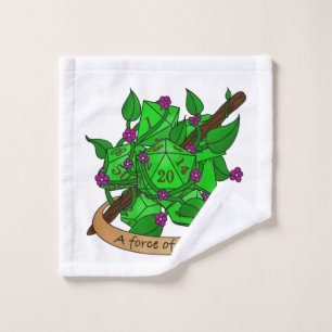 Druid Dice Design Bath Towel Set