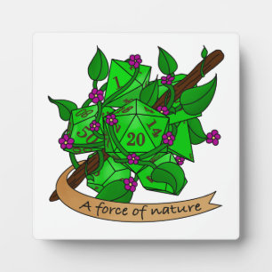 Druid Dice Design Plaque