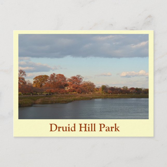 Druid Hill Park Postcard (Front)