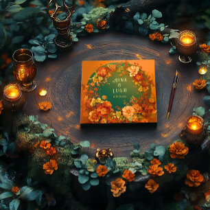 Druid Hills Gold Foil Wedding Guest Book