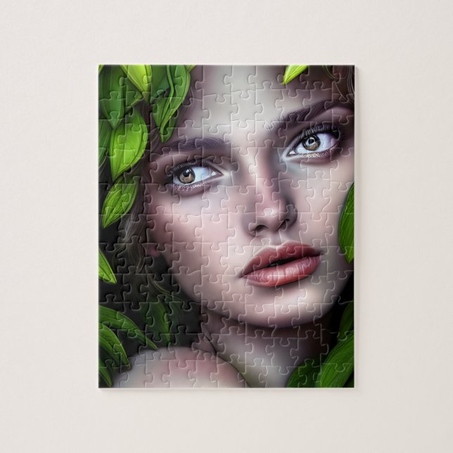 Druid Nature Goddess Woman fantasy art Jigsaw Puzzle (Vertical)