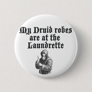 Druid Robes 6 Cm Round Badge