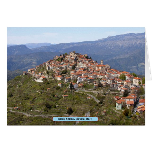 Druid Shrine, Liguria, Italy (Front Horizontal)