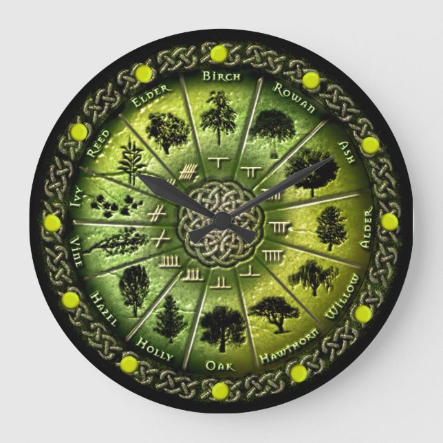 Druid tree calendar clock (Front)
