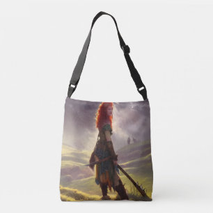 Druid Warrior Princess Fantasy Art Crossbody Bag