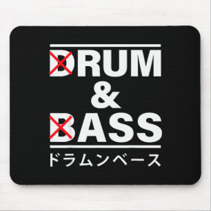 Drum And B Japanese Funny Mouse Mat