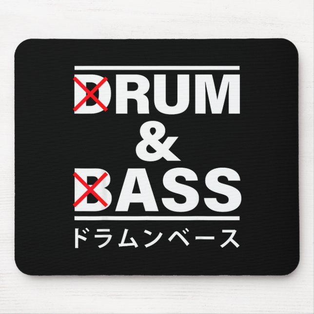 Drum And B Japanese Funny  Mouse Mat (Front)