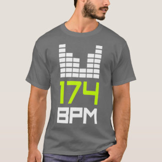 Drum and Bass 174 BPM DnB Music Liquid Jungle T-Shirt