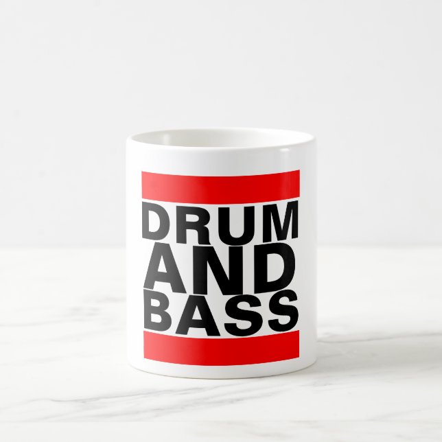 Drum and Bass Coffee Mug (Center)