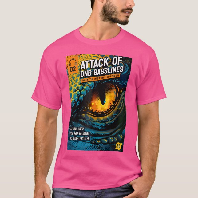 Drum And Bass Dnb Dubstep Liquid T-Shirt (Front)