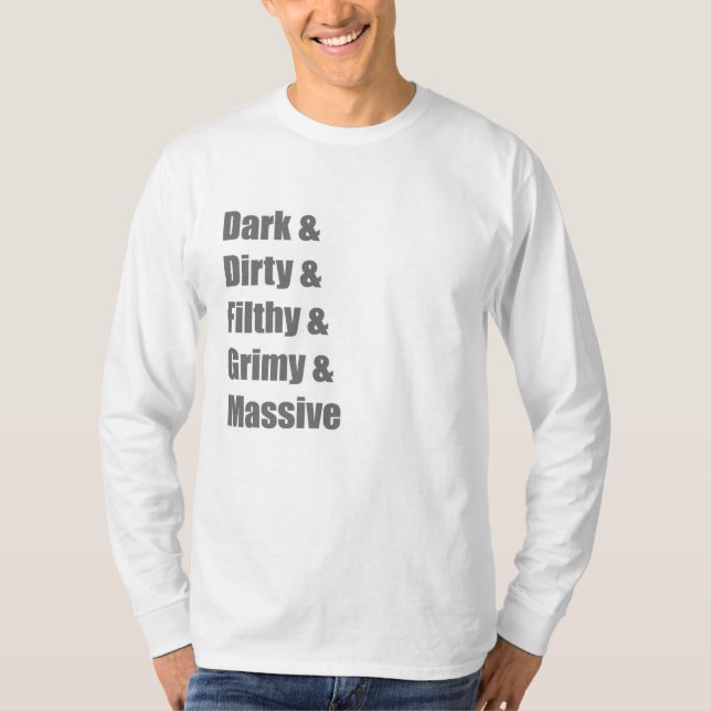 Drum and Bass DnB Electro Dub step Dubstep Grime T-Shirt (Front)